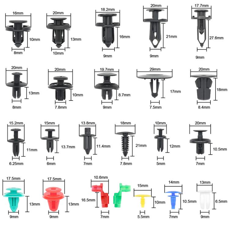 680pcs /Set Car Retainer Clips Fasteners Remover Kit Automotive Clips Set - Nuts & Bolts by PMc TechLife | Online Shopping South Africa | PMc TechLife | Buy Now Pay Later Mobicred