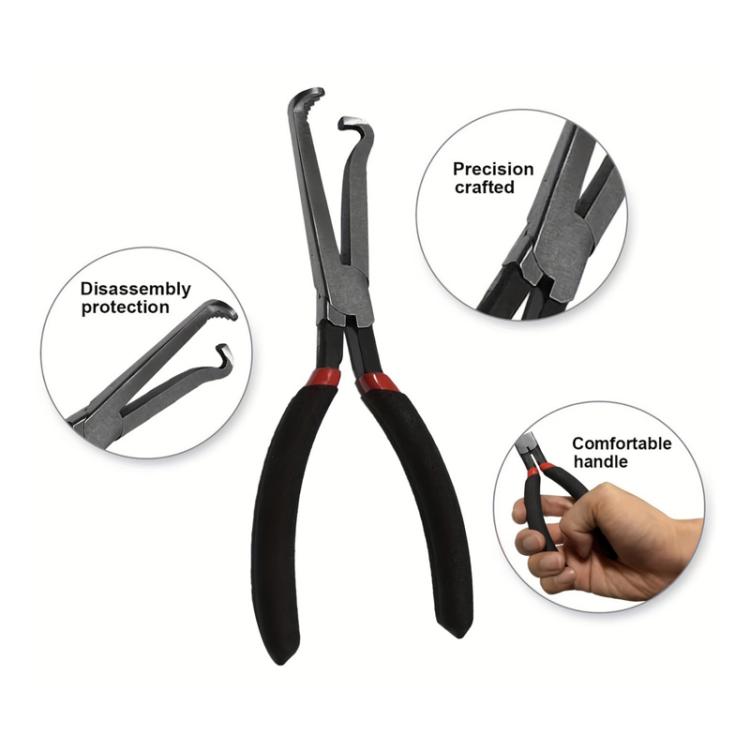 Car Wire Harness Plug Unplugging Plier Fuel Line And Electrical Disconnect Plier Hose Removal, Style: Bent Nozzle - Hand Tool Sets by PMc TechLife | Online Shopping South Africa | PMc TechLife | Buy Now Pay Later Mobicred