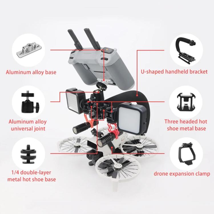 For DJI Air 2 / Air 2S CQT  U-shape Handheld Stabilizer Kit For Cinematic Shots, Wedding Videography & Daily Vlogging - free shipping - PMC TechLife - Order now!