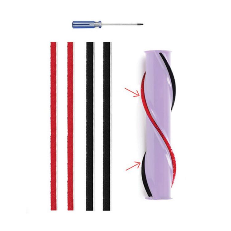 1set 674 Thin Rolling Brush Plush Strips For Dyson Vacuum Cleaner V7 / V8 / V10 / V11 Direct Drive Brush Head - For Dyson Accessories by PMc TechLife | Online Shopping South Africa | PMc TechLife | Buy Now Pay Later Mobicred