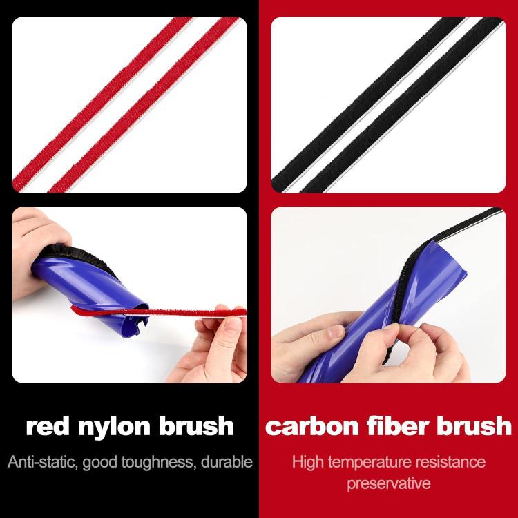 1set 674 Thin Rolling Brush Plush Strips For Dyson Vacuum Cleaner V7 / V8 / V10 / V11 Direct Drive Brush Head - For Dyson Accessories by PMc TechLife | Online Shopping South Africa | PMc TechLife | Buy Now Pay Later Mobicred