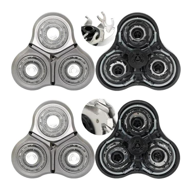 For Xiaomi Mijia S300 / S500 / S500C / MJTXD01SKS Electric Shaver Blade Head Replace Accessories, Style: Upper Half Head ( With Dual Layer Blade ) - free shipping - PMc TechLife - Order now!