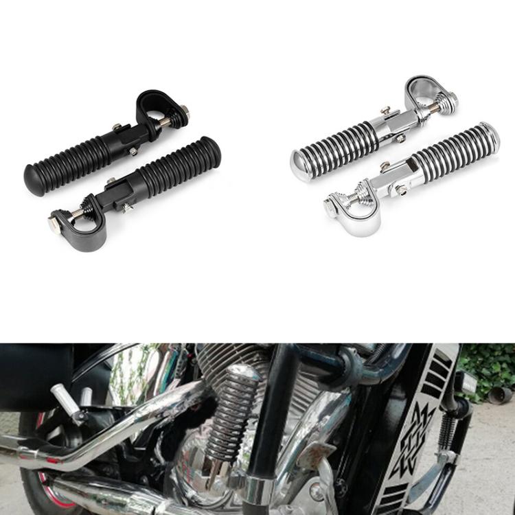 For Harley Motorcycle Modification Collapsible Footpegs Foot Guard Spike Mounted Pedals(Electroplating) - Others by PMc TechLife | Online Shopping South Africa | PMc TechLife | Buy Now Pay Later Mobicred