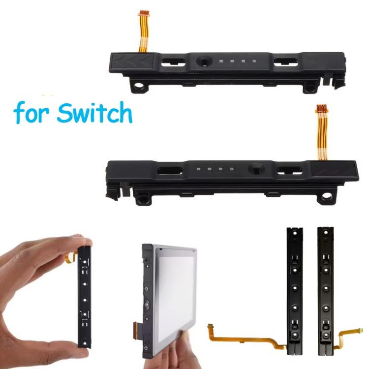For Nintendo Switch Console 1pair Slide Rail With Tool Set NS Repair Parts(Black) - Switch Spare Parts by PMc TechLife | Online Shopping South Africa | PMc TechLife | Buy Now Pay Later Mobicred