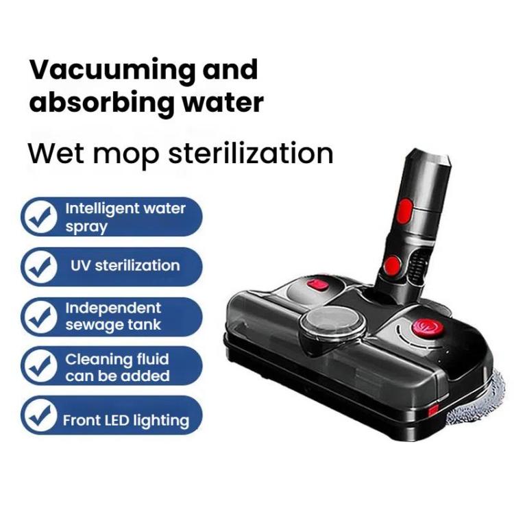 For Dyson V12 Slim / V10 Slim 4-In-1 Electric Mop Head With UV Sterilizer Light And Water Tank - free shipping - PMc TechLife - Order now!