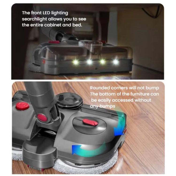 For Dyson V7 / V8 / V10 / V11  4-In-1 Electric Mop Head With UV Sterilizer Light And Water Tank - For Dyson Accessories by PMc TechLife | Online Shopping South Africa | PMc TechLife | Buy Now Pay Later Mobicred
