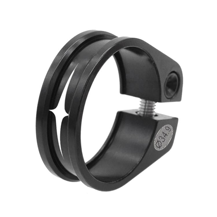 Mountain Road Bicycle Aluminum Locking Seatpost Clamps Seatpost Clamp Ring Fittings(34.9mm Black) - Pipe clamps by PMc TechLife | Online Shopping South Africa | PMc TechLife | Buy Now Pay Later Mobicred