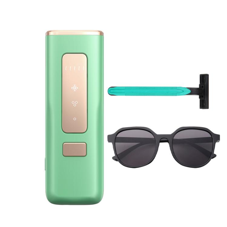 Sapphire Ice Sense Painless Laser Hair Remover Intense Pulse Ice Hair Removal Device, Style: Crystal Green FY-505AL(US Plug) - free shipping - PMC TechLife - Order now!