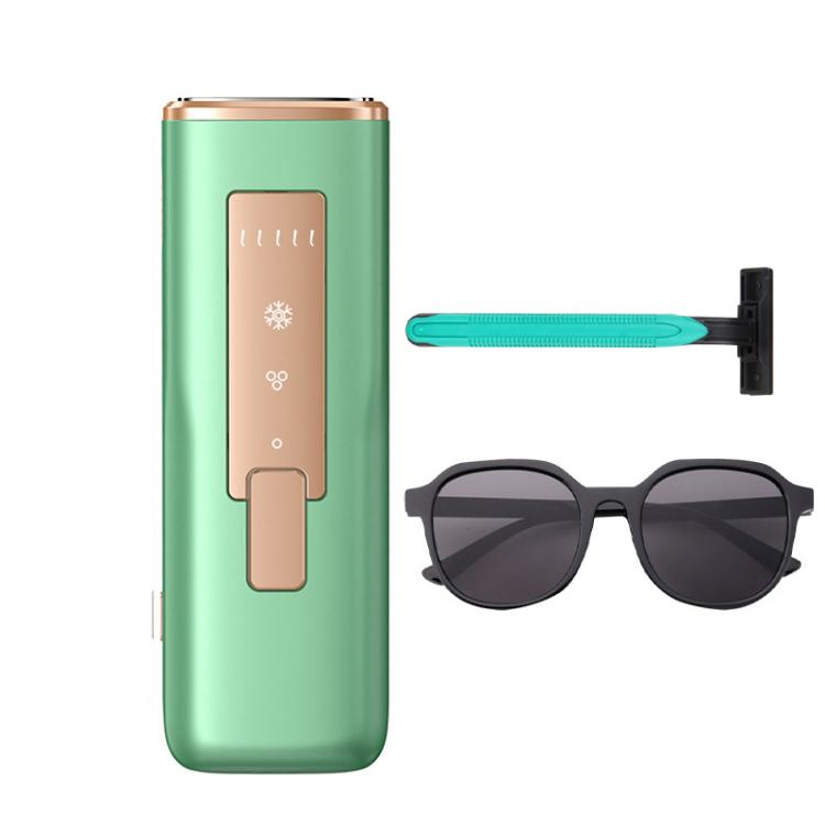 Sapphire Ice Sense Painless Laser Hair Remover Intense Pulse Ice Hair Removal Device, Style: Crystal Green FY-507AL(EU Plug) - free shipping - PMC TechLife - Order now!
