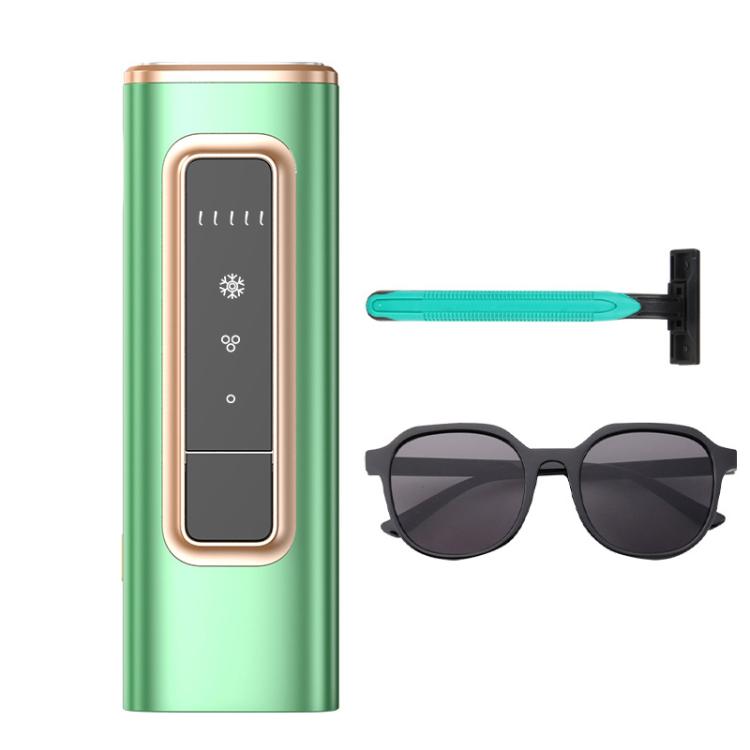 Sapphire Ice Sense Painless Laser Hair Remover Intense Pulse Ice Hair Removal Device, Style: Crystal Green FY-509AL(US Plug) - free shipping - PMC TechLife - Order now!