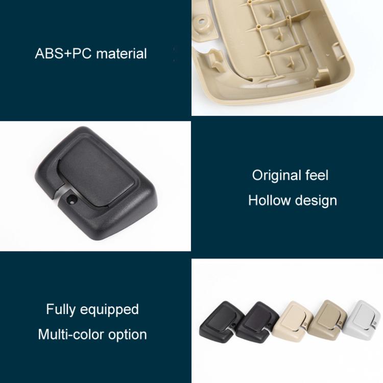 For 2012-2015 Mercedes-Benz ML / GL-Class W166 Car Rear Seat Belt Cover Guides 1669213800(Almond Beige) - Seat Belts & Padding by PMc TechLife | Online Shopping South Africa | PMc TechLife | Buy Now Pay Later Mobicred