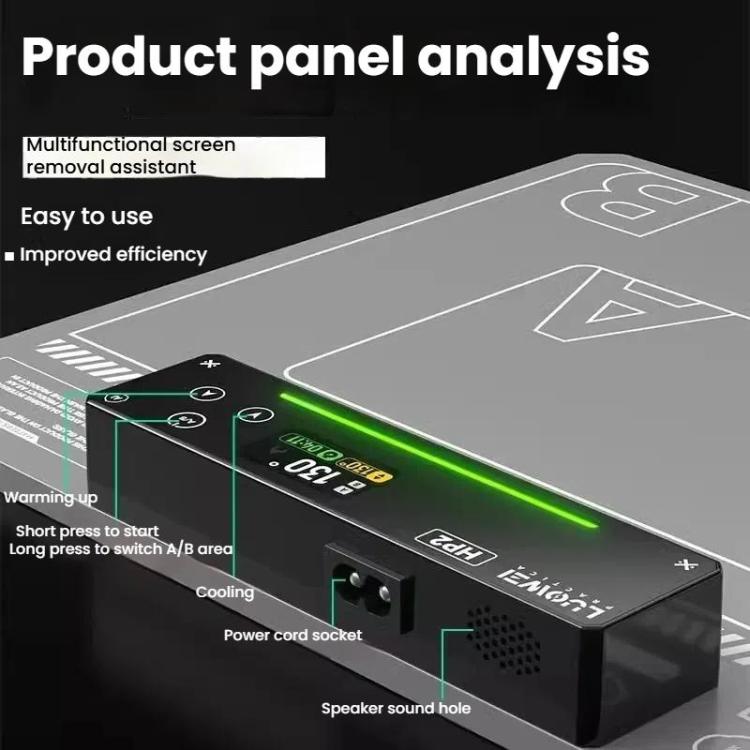 LUOWEI HP2 Screen Heating Table Constant Temperature Screen Removal Treasure Phone Tablet Screen Changing Removal Heating Separation EU Plug - free shipping - PMC TechLife - Order now!