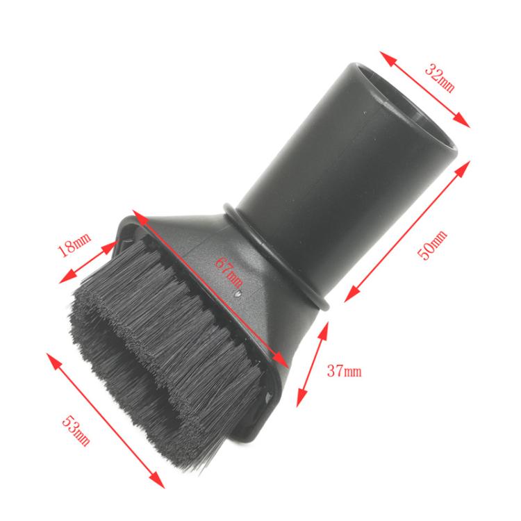 For Karcher / Miele / Bosch / Philips Vacuum Cleaner 32mm Soft Brush Nozzle 2.863-221.0, Style: Black+White - free shipping - PMc TechLife - Order now!