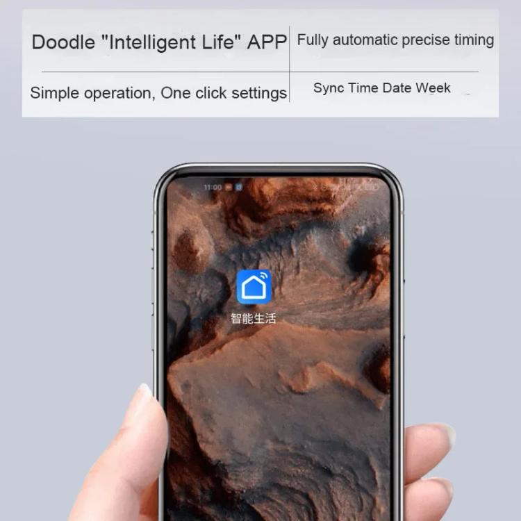 Wifi App Control LED Digital Wall Clock With RGB Light Multi-Functional Alarm Clock(White Shell Cloth Surface) - free shipping - PMc TechLife - Order now!