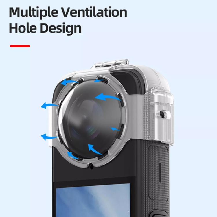 For Insta360 X4 HEPAIL AC37 Lens Anti-fog Snap-on Protective Mirror Front and Rear Lens Protectors - free shipping - PMC TechLife - Order now!