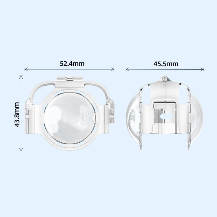 For Insta360 X4 HEPAIL AC37 Lens Anti-fog Snap-on Protective Mirror Front and Rear Lens Protectors - free shipping - PMC TechLife - Order now!