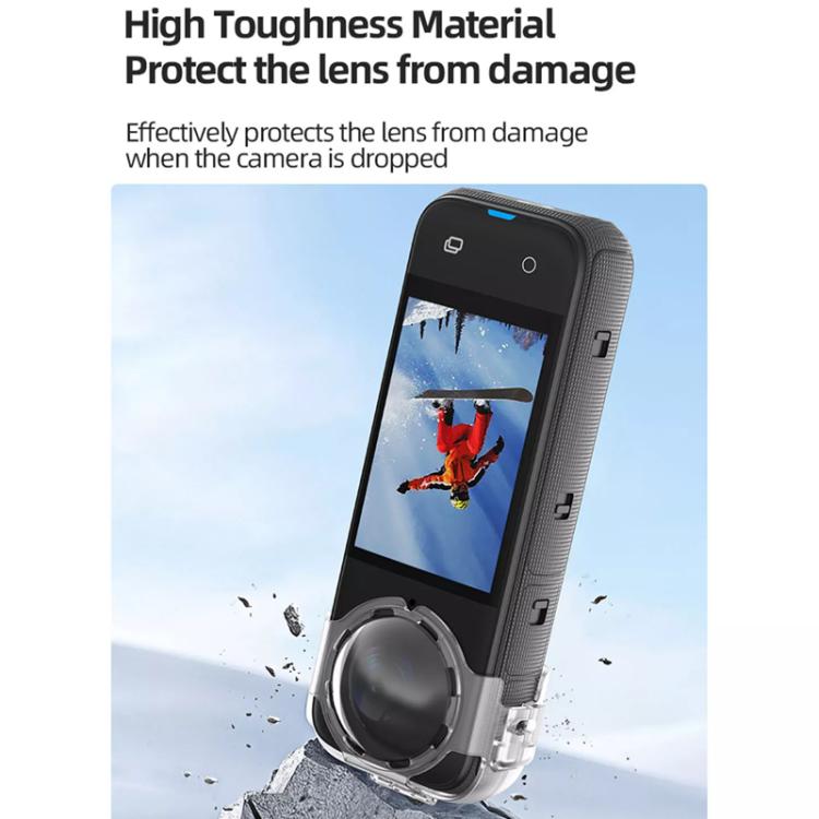 For Insta360 X4 HEPAIL AC37 Lens Anti-fog Snap-on Protective Mirror Front and Rear Lens Protectors - free shipping - PMC TechLife - Order now!