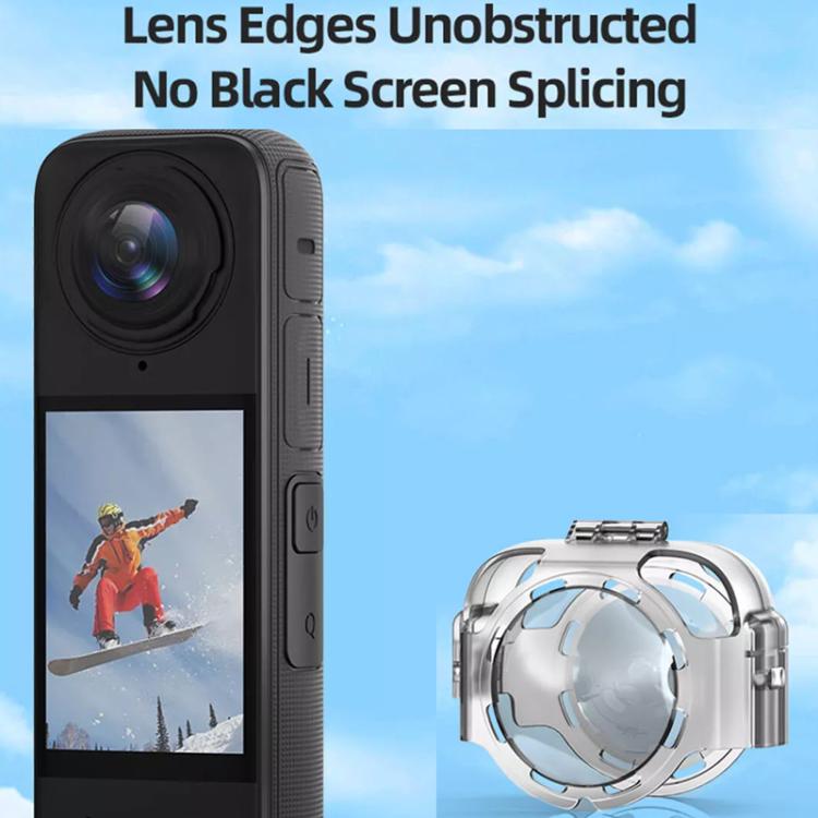 For Insta360 X4 HEPAIL AC37 Lens Anti-fog Snap-on Protective Mirror Front and Rear Lens Protectors - free shipping - PMC TechLife - Order now!