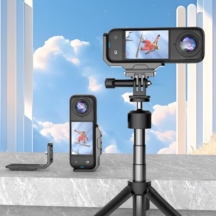 For Insta360 X4 / X3 HEPAIL AC56 Vertical Horizontal Magnetic Metal Bracket - free shipping - PMC TechLife - Order now!