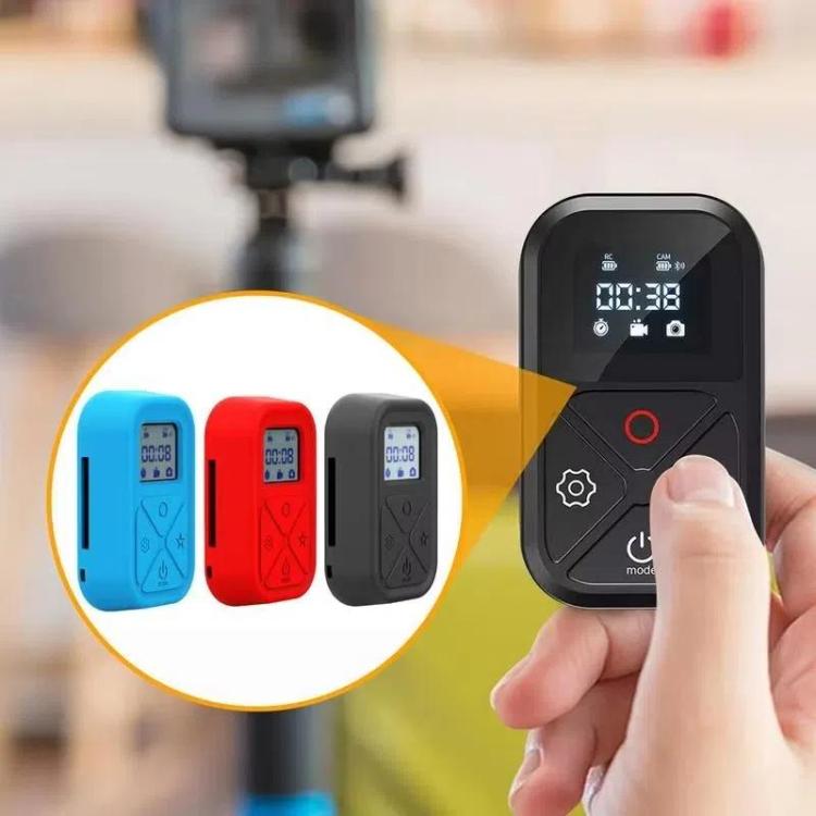 For TELESIN T10 Remote Control Silicone Protective Case Anti-scratch and Drop-proof Cover(Red) - free shipping - PMC TechLife - Order now!