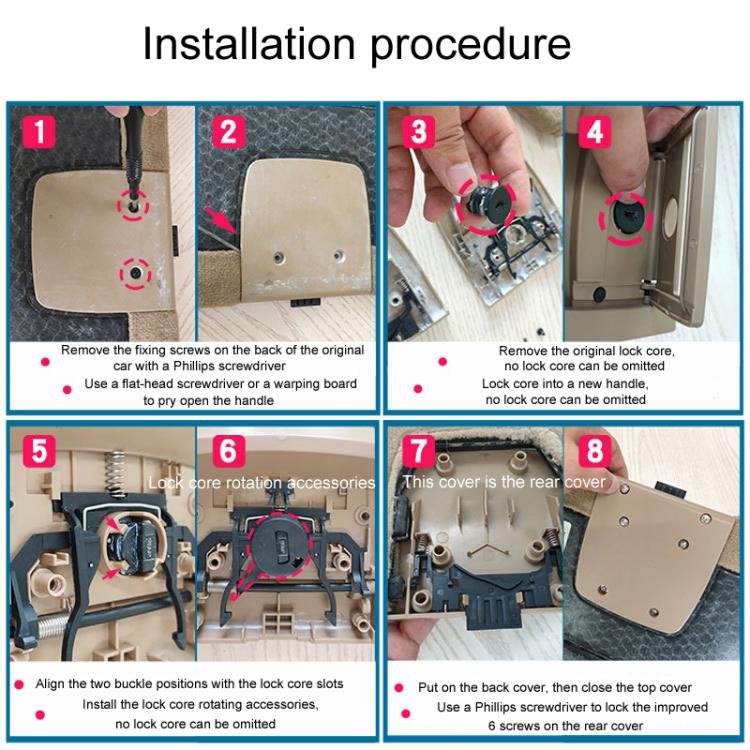 For BMW X5 E70 / X6 E71 E72 Car Boot Handle Inside Trunk Lid Bottom Plate Handle 51479120283(Without Lock Hole Black) - Door Handles by PMc TechLife | Online Shopping South Africa | PMc TechLife | Buy Now Pay Later Mobicred