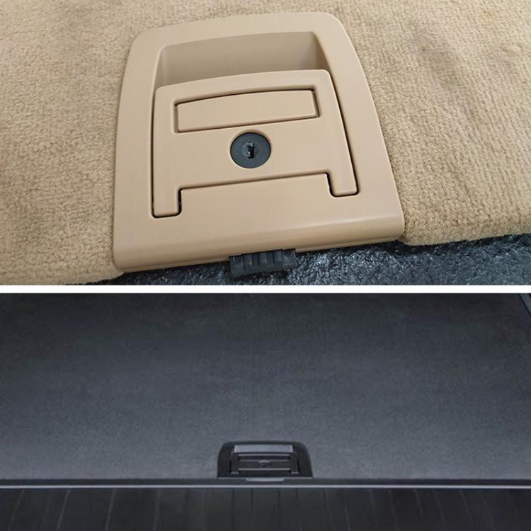 For BMW X5 E70 / X6 E71 E72 Car Boot Handle Inside Trunk Lid Bottom Plate Handle 51479120283(Without Lock Hole Black) - Door Handles by PMc TechLife | Online Shopping South Africa | PMc TechLife | Buy Now Pay Later Mobicred