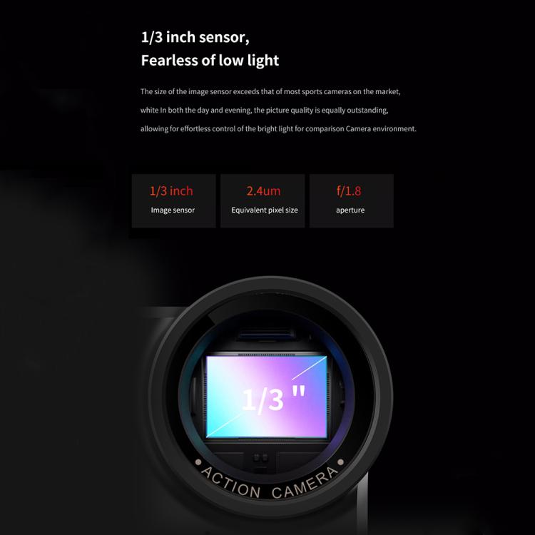 VIRAN V10 5K WiFi 2.0-Inch IPS Screen IP68 Waterproof Six-Axis Anti-Shake Sports Camera(Black) - free shipping - PMC TechLife - Order now!
