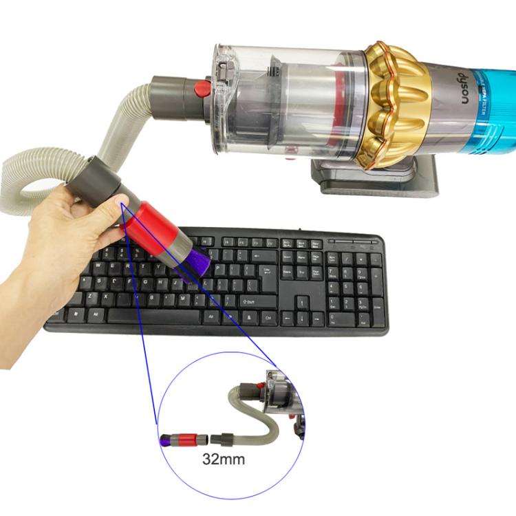 32mm Soft Brush+Connector For Shark Vacuum Cleaner Dusting Streak Free Soft Brush Replacement Accessory Set - Other Accessories by PMc TechLife | Online Shopping South Africa | PMc TechLife | Buy Now Pay Later Mobicred