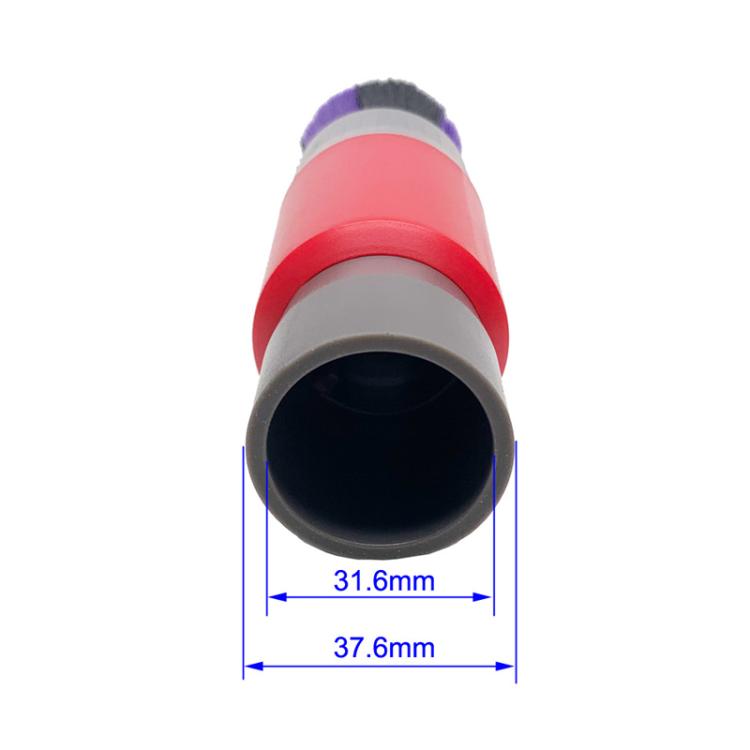 32mm Soft Brush+Connector For Dyson V8 Vacuum Cleaner Dusting Streak Free Soft Brush Replacement Accessory Set - free shipping - PMc TechLife - Order now!