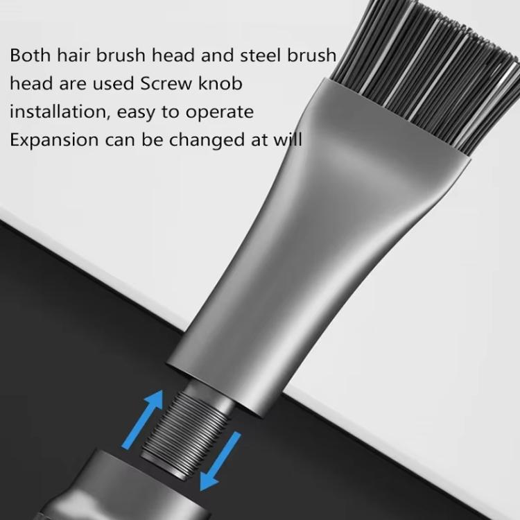 MaAnt 2 In 1 Stiffened Cylinder Short Brush Cell Phone Repair Motherboard Cleaning Brush - free shipping - PMc TechLife - Order now!