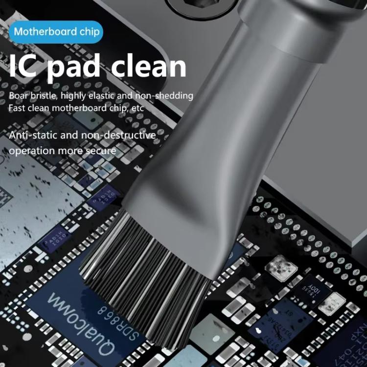 MaAnt 2 In 1 Stiffened Cylinder Short Brush Cell Phone Repair Motherboard Cleaning Brush - free shipping - PMc TechLife - Order now!