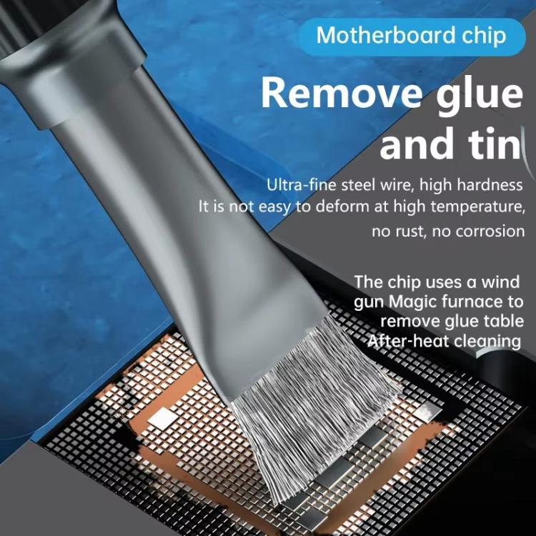 MaAnt 2 In 1 Stiffened Cylinder Short Brush Cell Phone Repair Motherboard Cleaning Brush - free shipping - PMc TechLife - Order now!