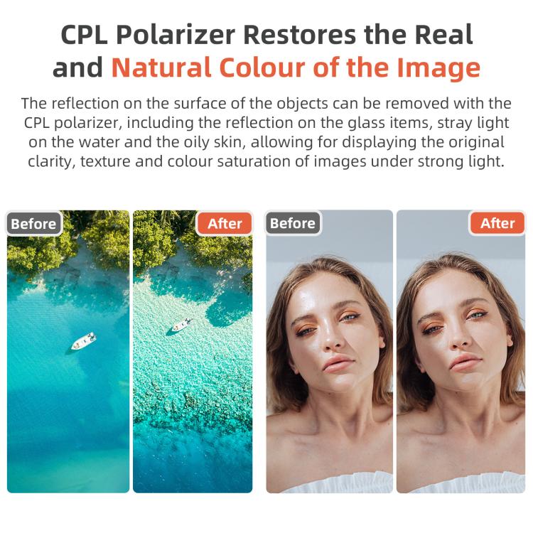 aMagisn Filter For DJI Action 5 Pro / 4 / 3, Spec: UV - free shipping - PMC TechLife - Order now!