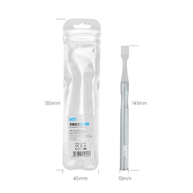MaAnt M-068 Cell Phone Repair Non-Magnetic Stainless Steel Scraper Removal Tablet Paste Stirring BGA Pry Bar Degumming Tool - free shipping - PMC TechLife - Order now!