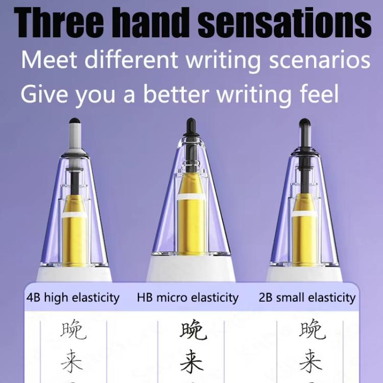 For Apple Pencil 2 / 1 Elastic Tip Soft Probe Silent Replacement Nib, Spec: 4B White - Pencil Accessories by PMc TechLife | Online Shopping South Africa | PMc TechLife | Buy Now Pay Later Mobicred