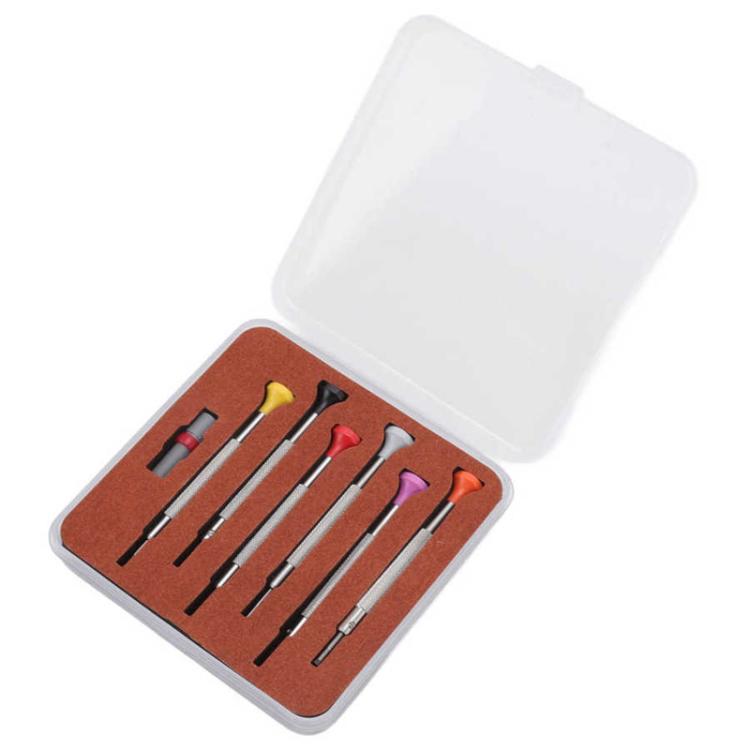6pcs / Set 0.8-1.8mm Flat Type Screwdriver Watch Repairing Driver Tool - free shipping - PMC TechLife - Order now!