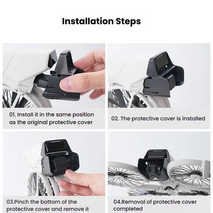 For DJI Flip RCSTQ Lens Hoods Dual Purpose Lens Cover(Lens Protection+Blackout) - free shipping - PMC TechLife - Order now!