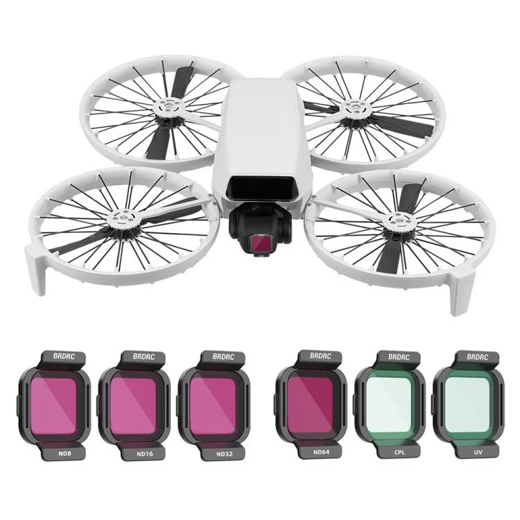 For DJI Flip BRDRC Lens Filters Protective Lens Accessories, Style: ND16 - free shipping - PMC TechLife - Order now!