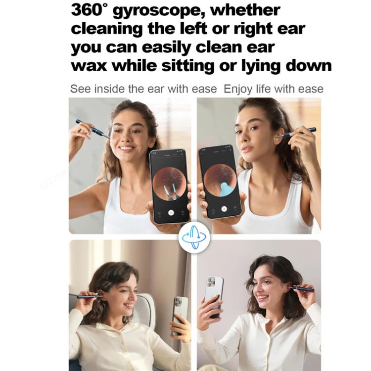 Bebird Note5 Pro Visual Ear Scoop Ear Picking Tool Cleaning Set(White) - free shipping - PMC TechLife - Order now!