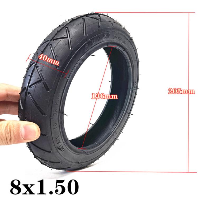 8 inch Electrical Scooter / Wheelchair Scooter / Stroller Thickened Wear-Resistant Pneumatic Tire Accessories, Style: Outer Tire - free shipping - PMc TechLife - Order now!