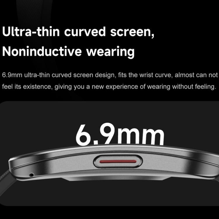 QS08 1.85 Inch Full-Screen Smart Watch with Real-Time Heart Rate/Blood Glucose/Blood Oxygen Monitor, SOS Alert, Sleep Tracking(Black) - free shipping - PMC TechLife - Order now!