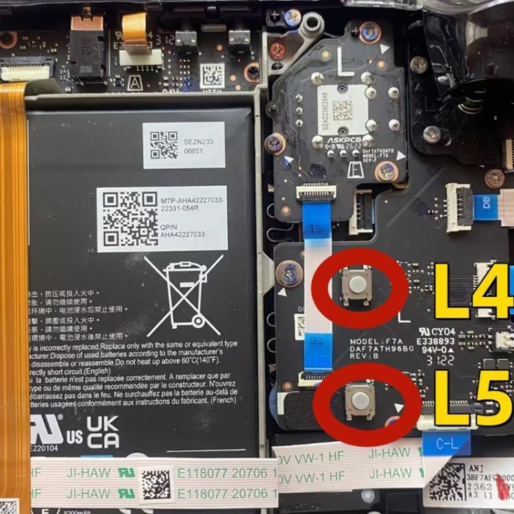 For Steam Deck 10pcs Handheld Button Repair Parts L4 / L5 / R4 / R5 Button - Steam Deck Spare Parts by PMc TechLife | Online Shopping South Africa | PMc TechLife | Buy Now Pay Later Mobicred