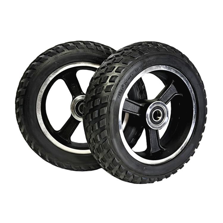10mm 6inch Electrical Scooter Trolley Wheel 6 x 2 Solid Tires Whole Aluminum Wheels - free shipping - PMc TechLife - Order now!