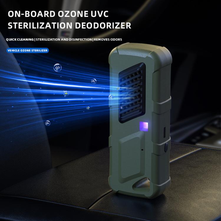 Car Air UVC Deodorizer USB Charging Ozone Purifier(Khaki) - free shipping - PMc TechLife - Order now!