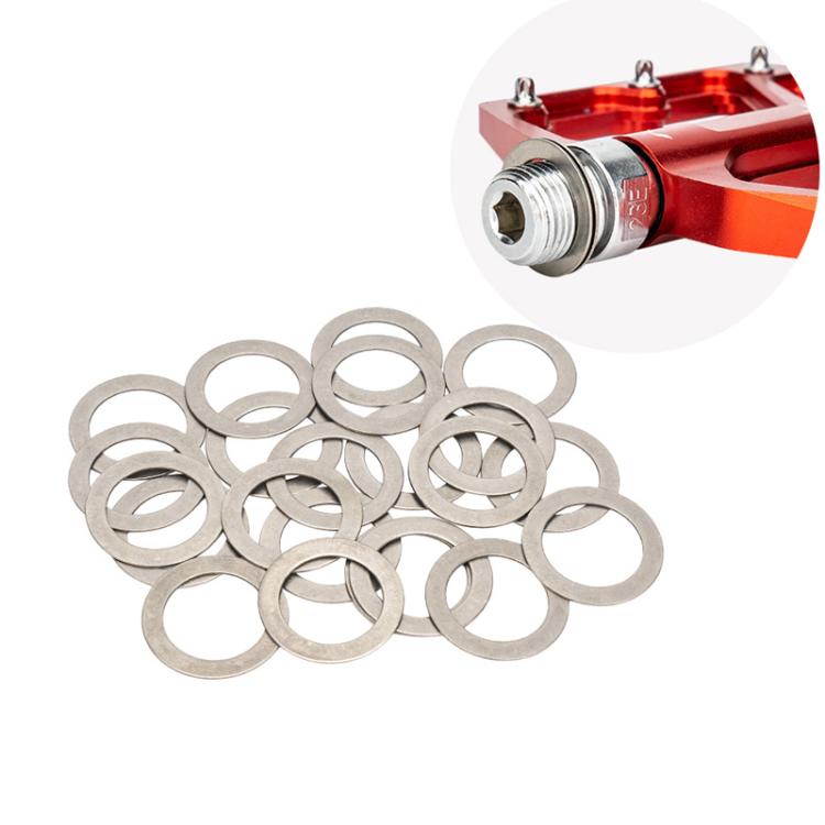 20pcs ZTTO Bicycle Pedal Stainless Steel Washer Mountain Bike Disc Protection Gasket - Others by ZTTO | Online Shopping South Africa | PMc TechLife | Buy Now Pay Later Mobicred