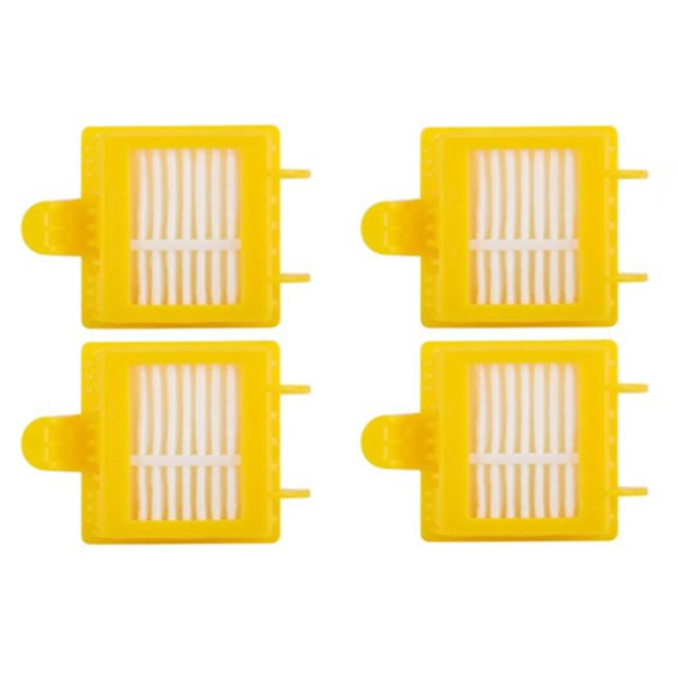 8pcs /Set For IRobot Roomba 700/780 Series Sweeping Robot Accessories 4 HEPA Filter +2 Side Brush +1pair Main Brush(Yellow) - free shipping - PMc TechLife - Order now!
