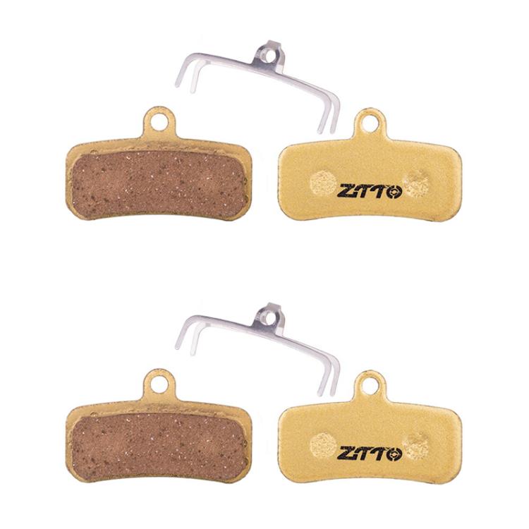 2pairs ZTTO Mountain Bike Full Metal Copper Base Lining Oil Disc Block Brake Pad, Model: MJ-01E - Bicycle Brake Parts by ZTTO | Online Shopping South Africa | PMc TechLife | Buy Now Pay Later Mobicred