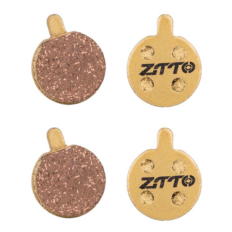 2pairs ZTTO Mountain Bike Full Metal Copper Base Lining Oil Disc Block Brake Pad, Model: MJ-11C - Bicycle Brake Parts by ZTTO | Online Shopping South Africa | PMc TechLife | Buy Now Pay Later Mobicred