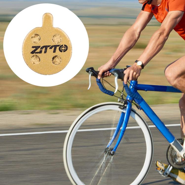 2pairs ZTTO Mountain Bike Full Metal Copper Base Lining Oil Disc Block Brake Pad, Model: MJ-02D - Bicycle Brake Parts by ZTTO | Online Shopping South Africa | PMc TechLife | Buy Now Pay Later Mobicred