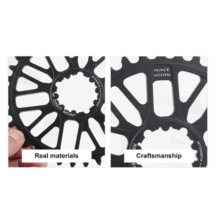 RACEWORK RK7788 Mountain Bike Direct Mount Chainwheel Road Bike Chainring, Spec: ROAD 46T - free shipping - PMc TechLife - Order now!